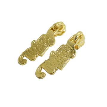 Manufacturer High Quality Decorative Golden Metal Zipper Puller